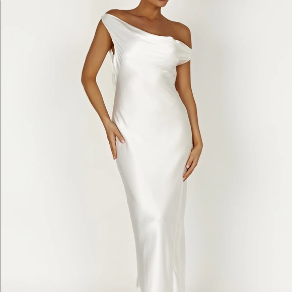 Meshki Dresses & Skirts - *SOLD* Meshki Yvette Satin Dress
